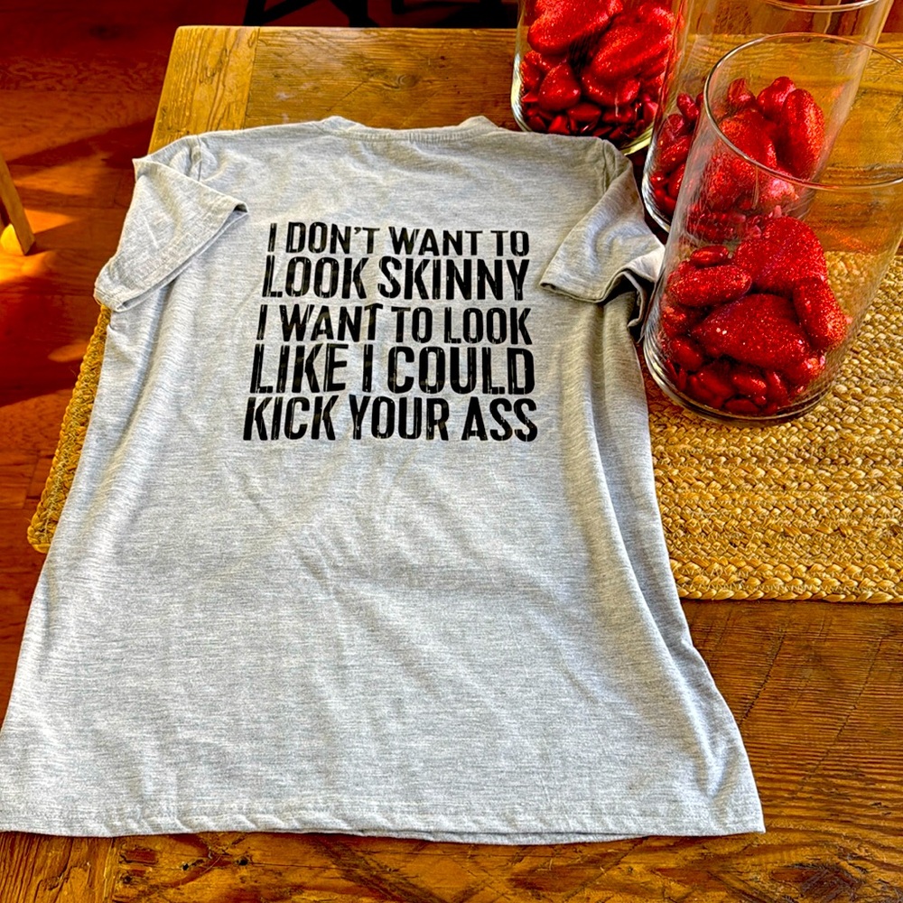 Women’s work out tee shirt